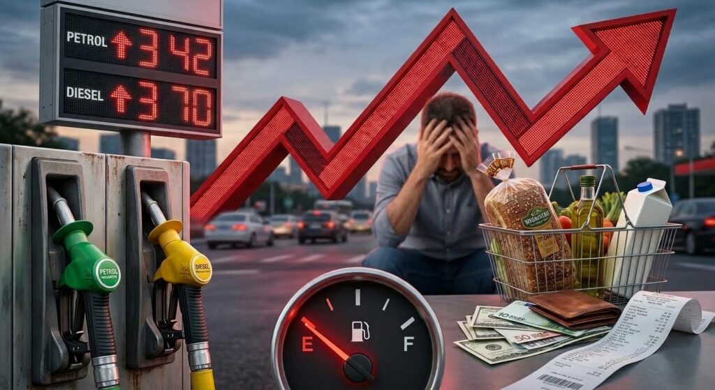 : Fuel price increases hit Pakistan again as petrol rises to Rs343.87/litre and diesel to Rs370.92/litre from September 2, 2026. See OGRA's latest notification and price trend